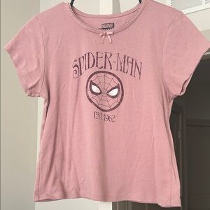 Marvel Dusty Pink Spider-Man Graphic Tee